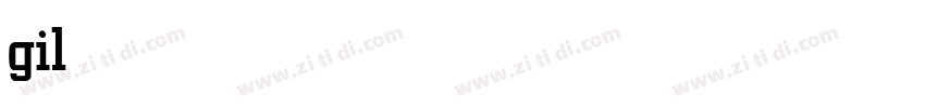 gilory medium字体转换